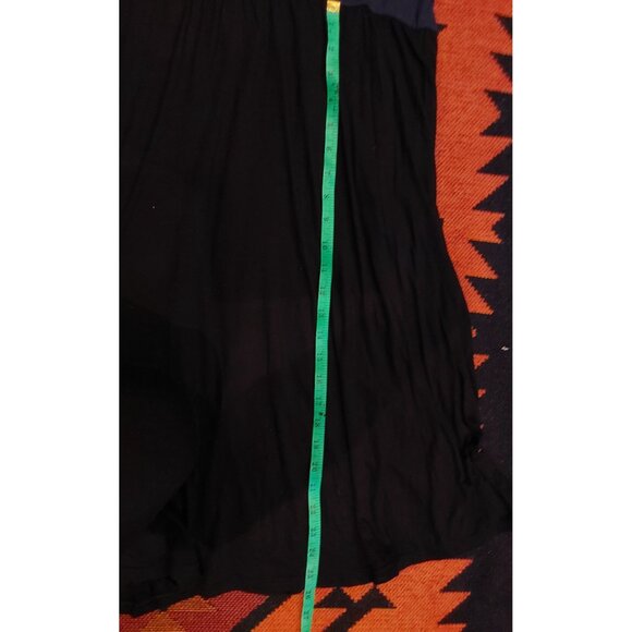 Handmade Upcycled Plus Size Pink Floyd Midi Dress. Cinched waist. Size XL/1X. - Picture 11 of 15